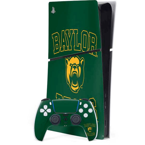 Baylor University Bears Mascot PS5 Slim Digital Edition Console Skin